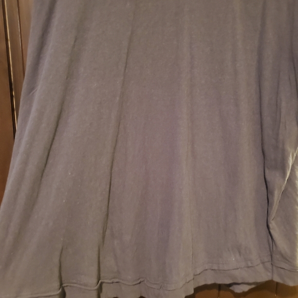 Easel Charcoal long sleeve criss cross long sleeve - Picture 4 of 5